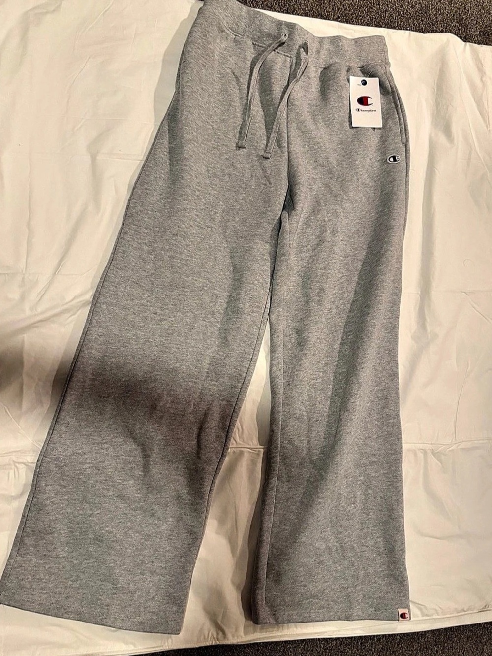 Champion Men'Small Cotton Blend Sweatpants Gray Size Small NWT